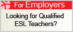 Recruiting Qualified ESL Teacher